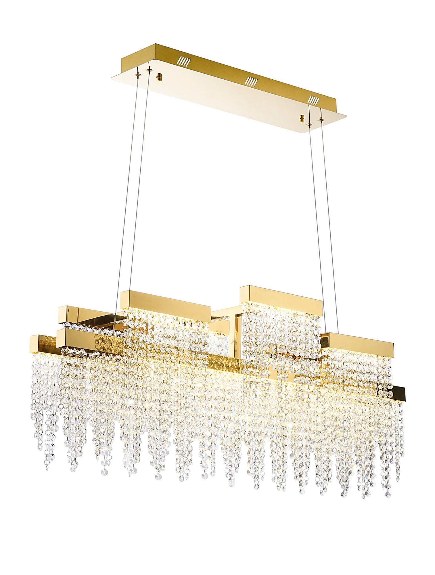 Bano French Gold Crystal Ceiling Lights Diyas Linear Crystal Fittings Bano French Gold Crystal Ceiling Lights Diyas Linear Crystal Fittings